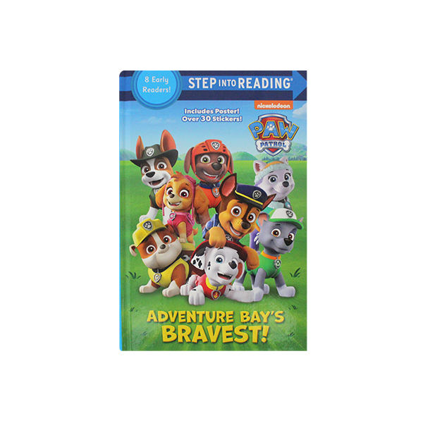 Paw Patrol Adventure Bay's Bravest! : Step into Reading(6 Books in 1)Level 1 & 2 - 하드커버북