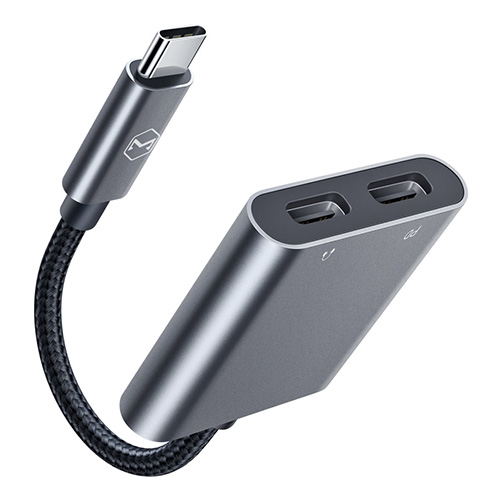 맥도도)USB C to C타입 오디오 + C타입 충전 듀얼 젠더(CA-7550)