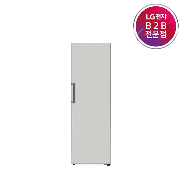 [LG전자]컨버터블 패키지 오브제컬렉션 메탈 냉장고 그레이 384L X321MG3S