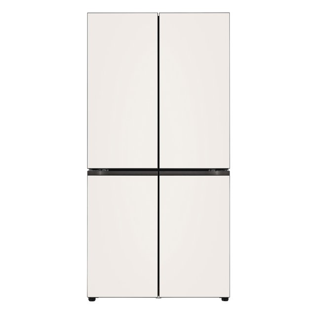 [LG전자]DIOS 오브제컬렉션 베이직 글래스 냉장고 베이지 870L H874GBB012
