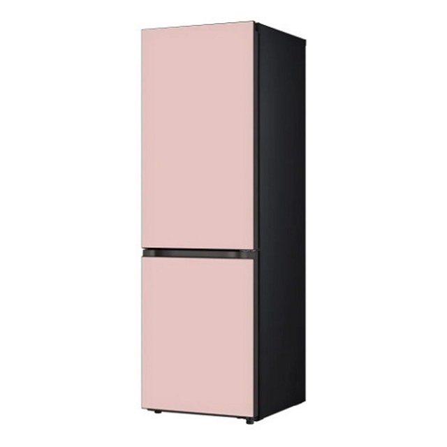 [LG전자]모던엣지 오브제컬렉션 냉장고 글래스 핑크+핑크 344L Q342GPP133S