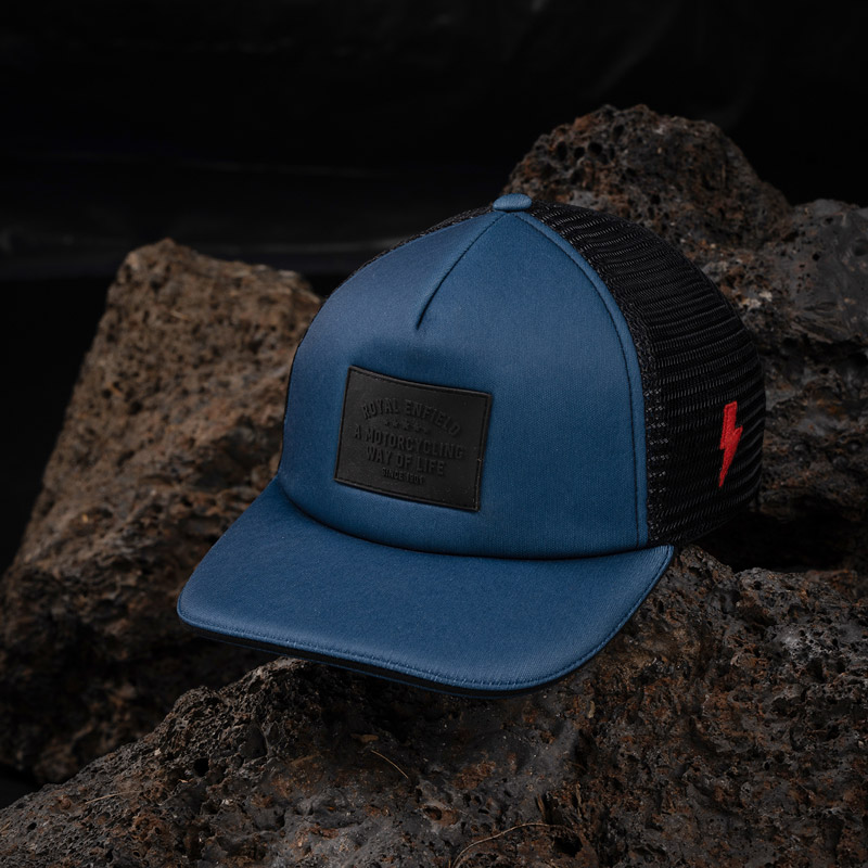 어반 트러커 블루 모자
